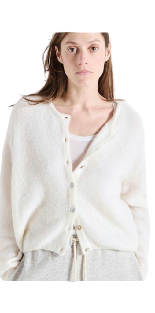 AMERICAN VINTAGE- Women's Cardigan Vito Blanc