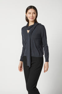KOKUN-Scarf Cardigan Meteorite