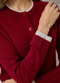 DESIGN HISTORY-Long Sleeve Contrast Cardinal/Griffin