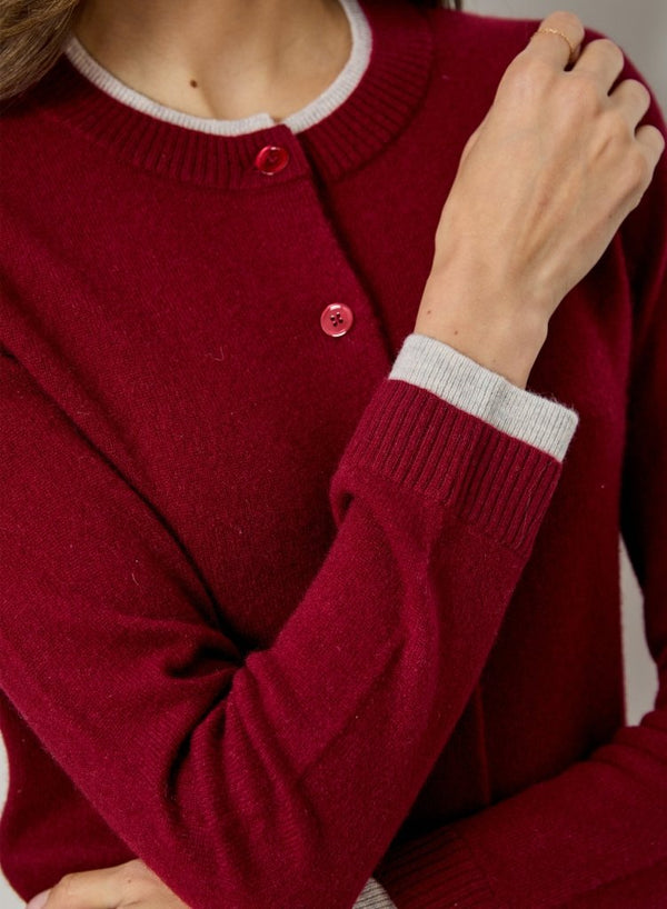 DESIGN HISTORY-Long Sleeve Contrast Cardinal/Griffin