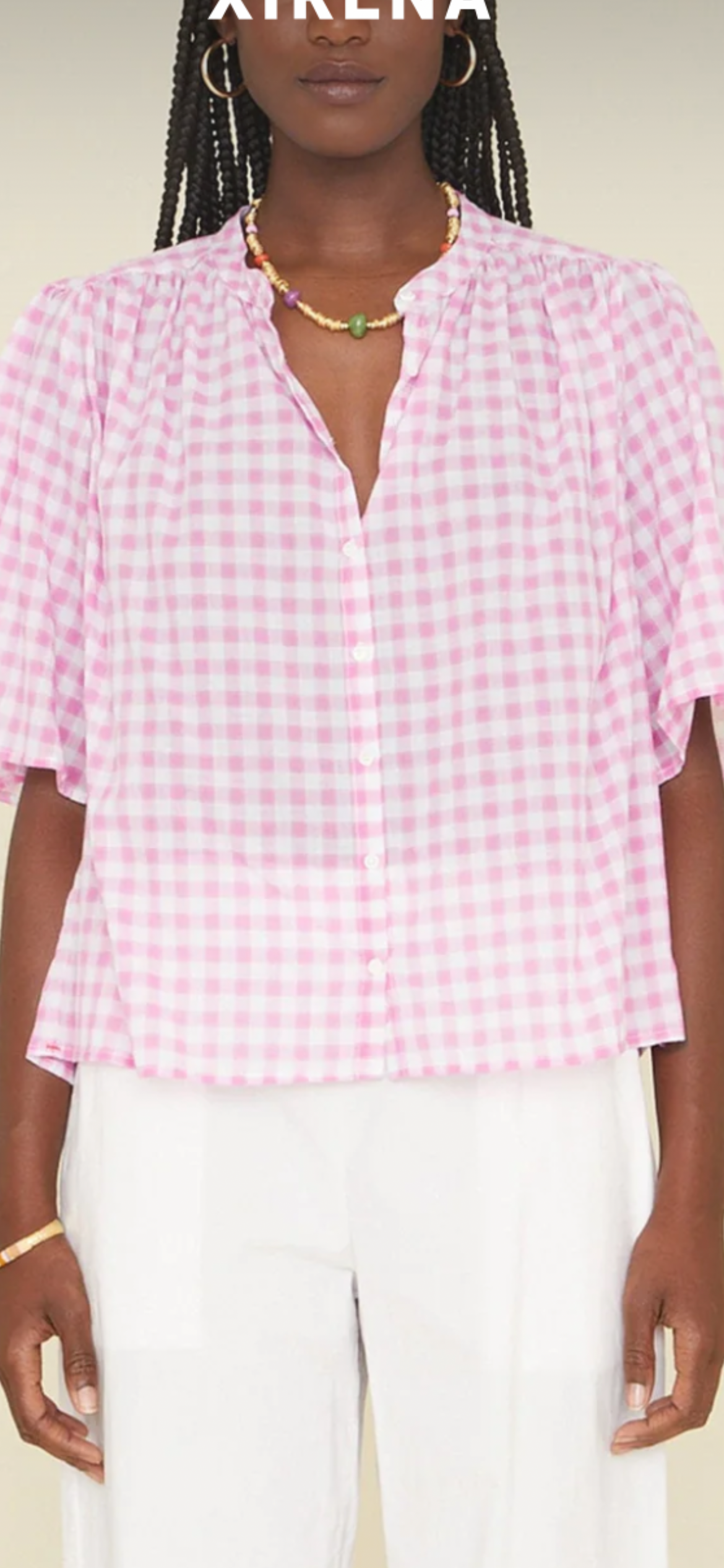 XIRENA-Carys Shirt Pink Cream