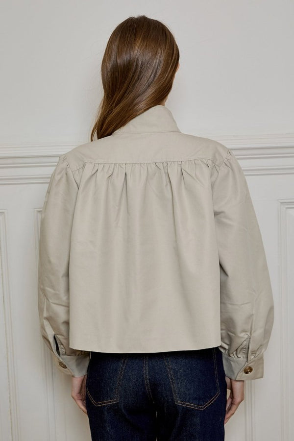 DH NEW YORK-Marla Jacket Stone