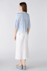 OUI-Cardigan Offwhite Blue