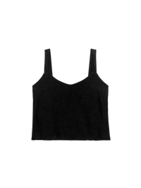 NATION-Annie V-Neck Top Jet Black