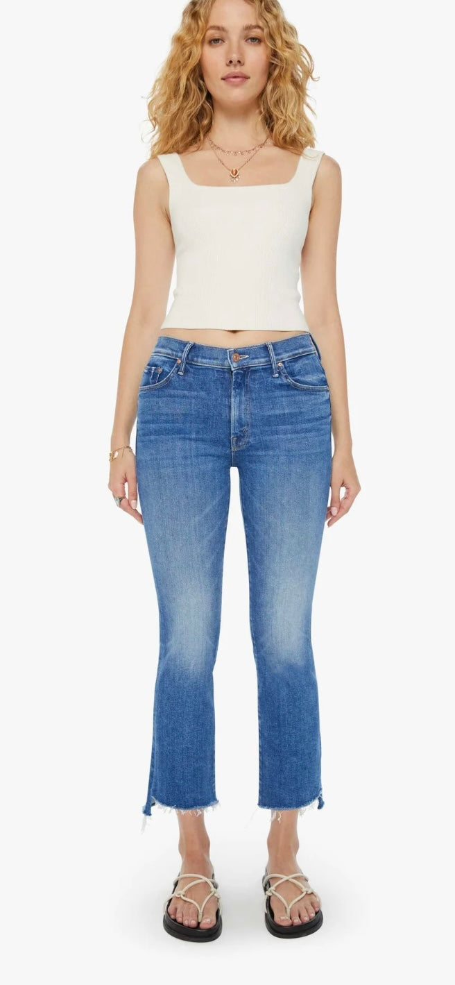 Mother Insider deals Crop Step Fray Jeans