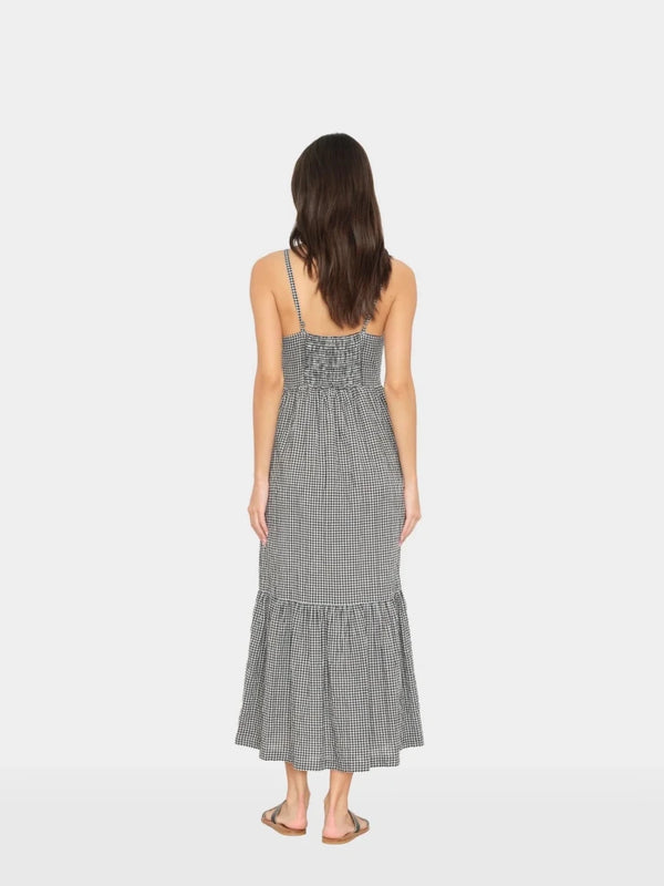 XIRENA-Greta Dress Black Sand