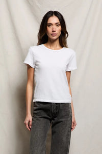 PERFECT WHITE TEE-Recycled Short Sleeve Fitted Tee