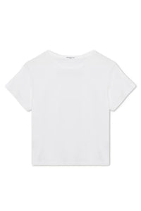 PERFECT WHITE TEE-Recycled Short Sleeve Fitted Tee