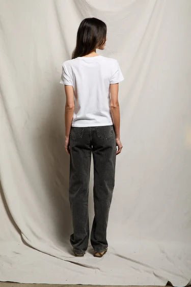 PERFECT WHITE TEE-Recycled Short Sleeve Fitted Tee