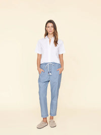 XIRENA-Draper Pant Dusty Blue