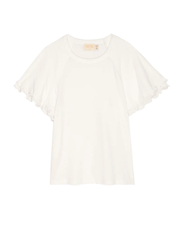 NATION-Macy Ragian Top White