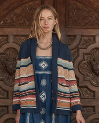 THE GREAT-The Mountain Lodge Cardigan Taos Stripe