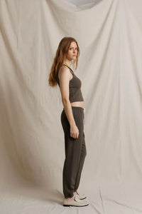 PERFECT WHITE TEE-Johnny French Terry Easy Sweatpant Dark Olive