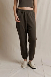 PERFECT WHITE TEE-Johnny French Terry Easy Sweatpant Dark Olive