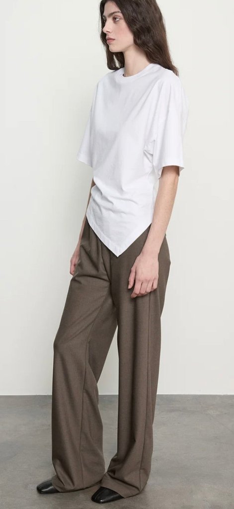 ENZA COSTA-Suiting Everywhere Pant Brown Heather