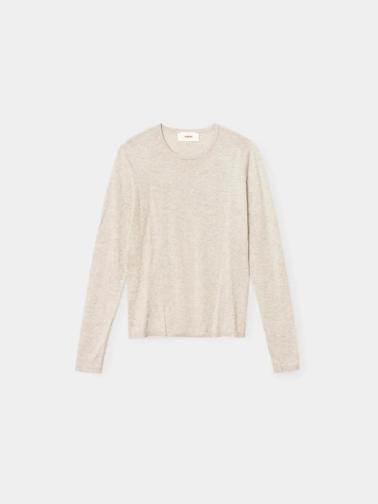 XIRENA-Crew Sweater Silver Smoke