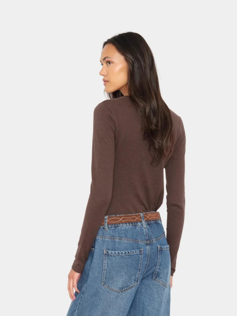 XIRENA-Crew Sweater Brazil Nut