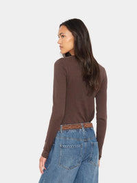 XIRENA-Crew Sweater Brazil Nut