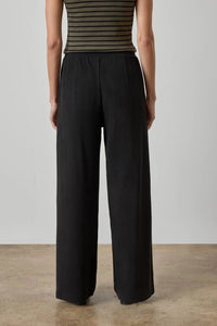 LILLA P-Full Length Pleated Pant Black