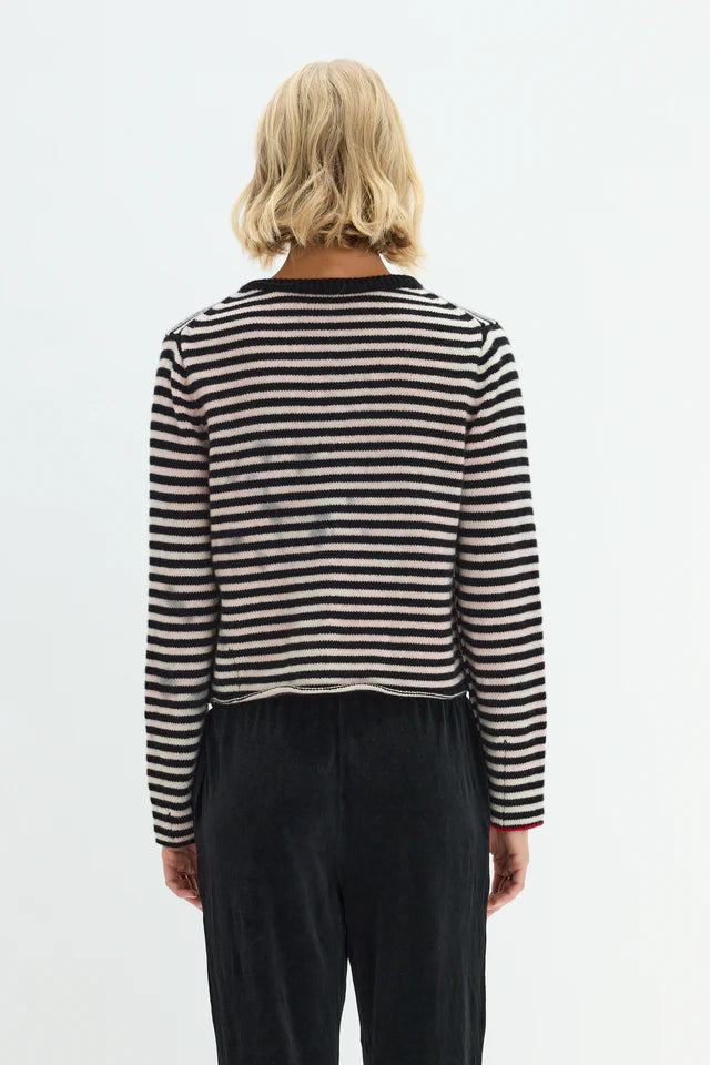 RAQUEL ALLEGRA-Westlake Pullover Stripe Pink