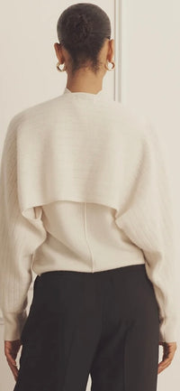 NAADAM-Cashmere Reversible Two Piece Turtleneck Set White