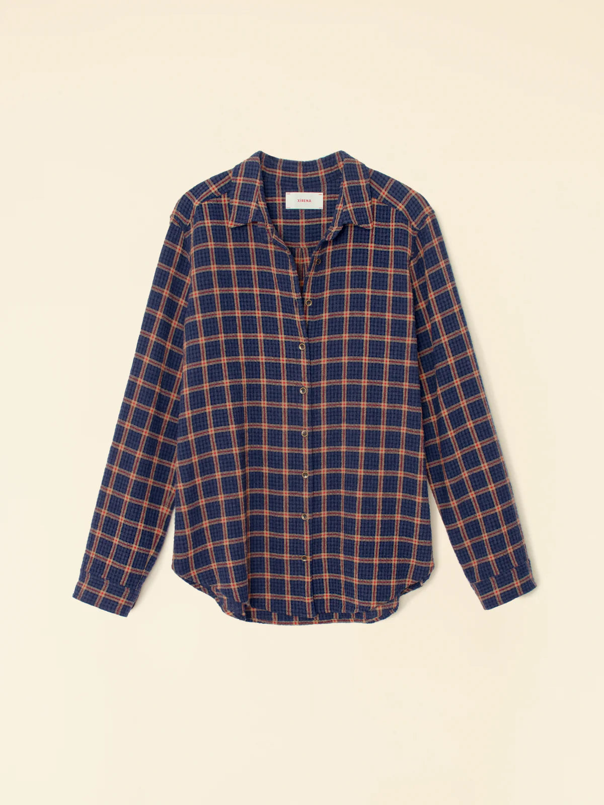 XIRENA-Scout Shirt Navy Brick