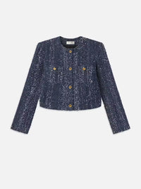 FRAME-Denim Boucle Jacket Magic