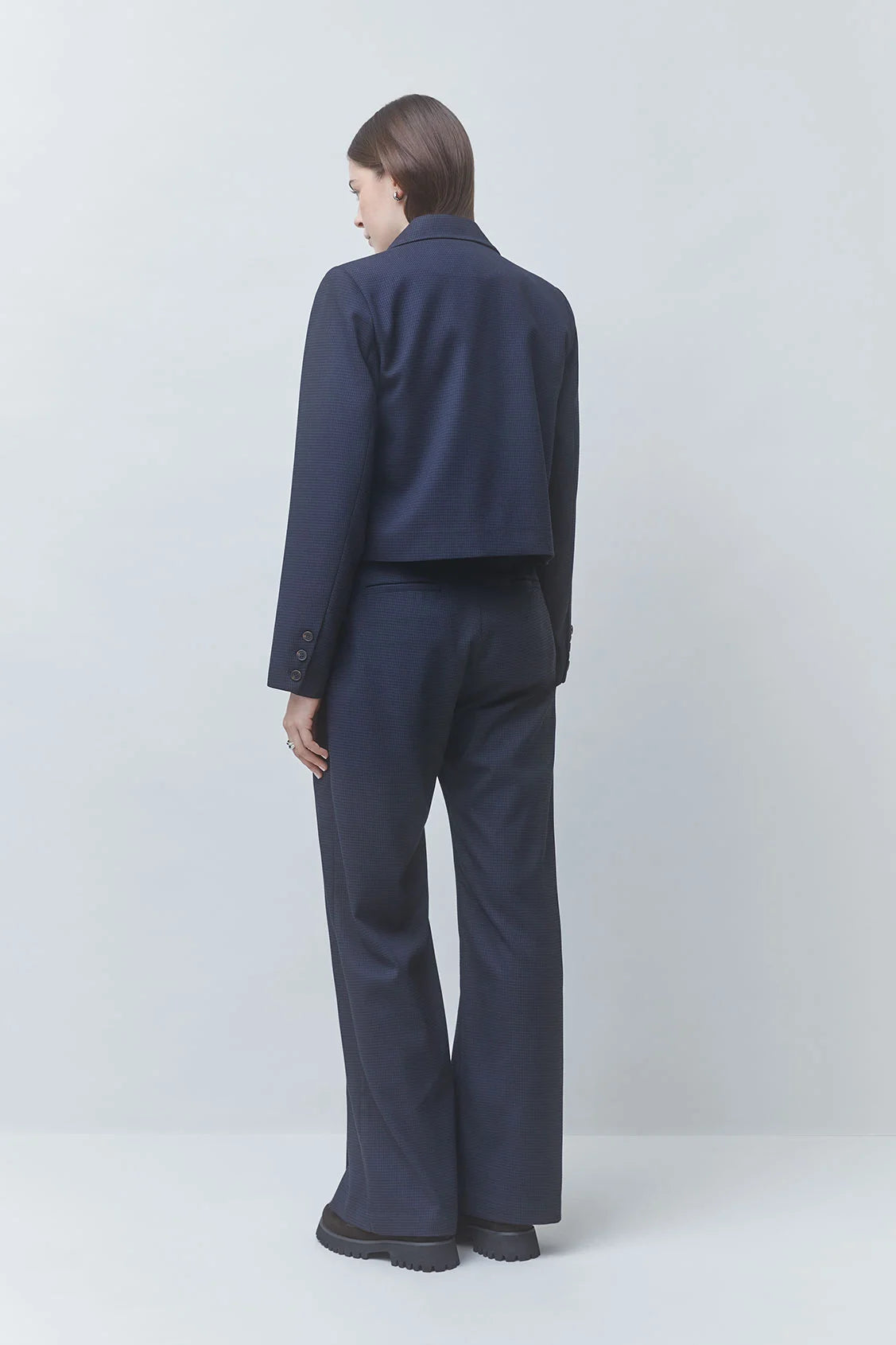 SUNCOO- Dexter Midnight Blue Short Jacket