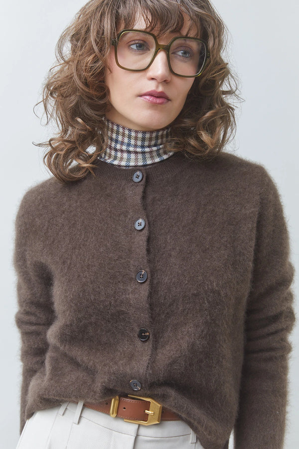 SUNCOO-Galina Plain Cafe Cardigan