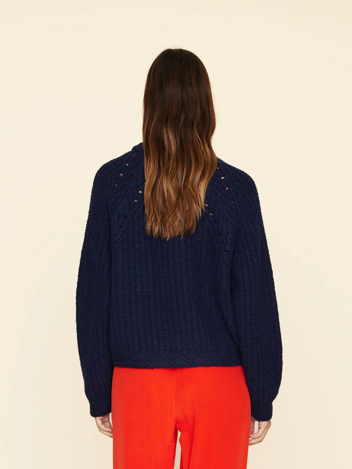 XIRENA-Landrey Sweater Navy Brick