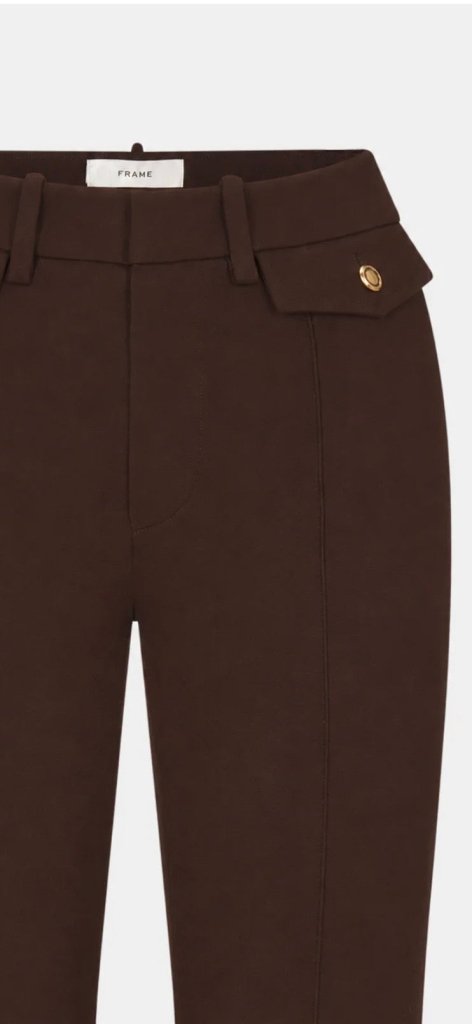 FRAME-The Reboot Trouser Sculpted Seam Americano
