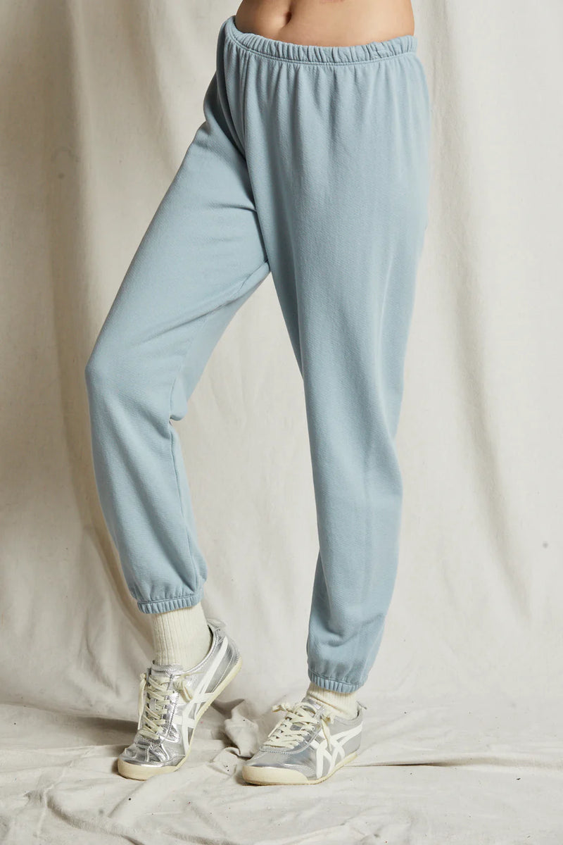 PERFECT WHITE TEE-Johnny French Terry Easy Sweatpant Mountain Blue