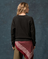 THE GREAT-The Fleece Rookie Sweatshirt Almost Black