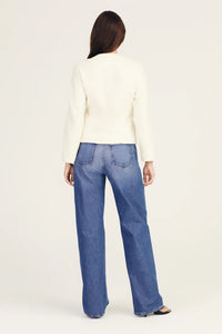 DEREK LAM-Prewett Zip Front Jacket Blanc De Blanc