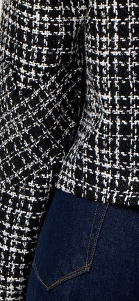 KERRI ROSENTHAL-Harriet Jacket Black & White