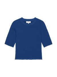 NATION-Beverly Smocked Top Galaxy Blue