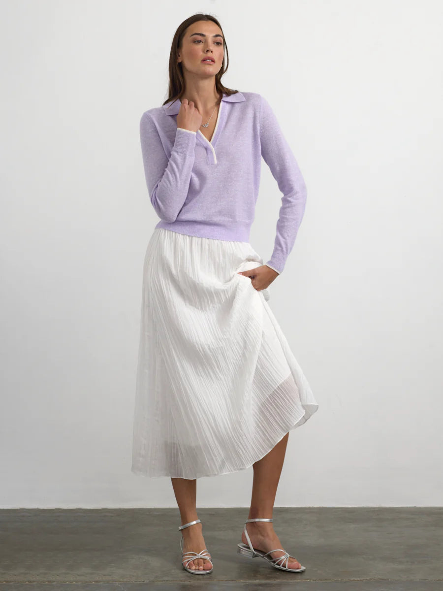 MARGARET O'LEARY- Winona Skirt Ivory