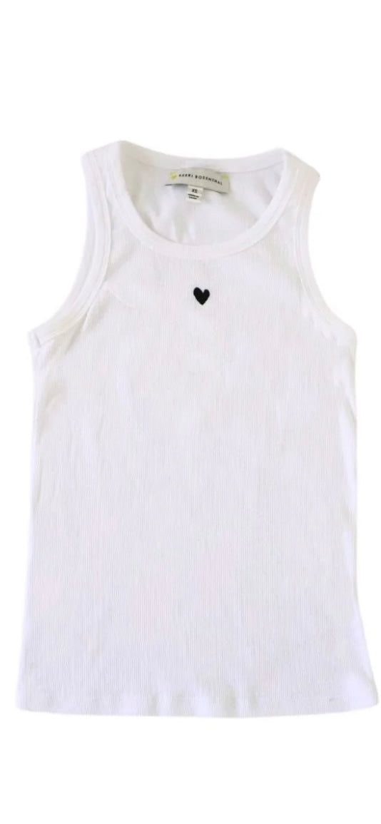 KERRI ROSENTHAL-KR Tank White