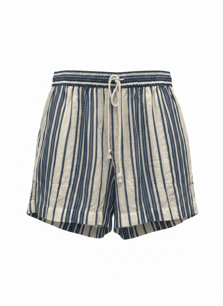 DYLAN-Cabana Short White/Blue