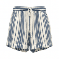 DYLAN-Cabana Short White/Blue