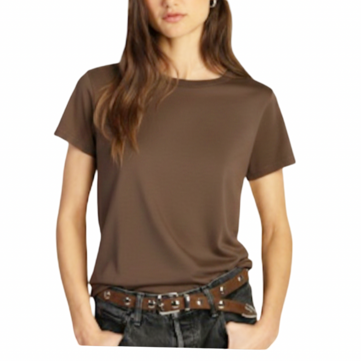 DYLAN-Boyfriend Crew Soft Brown