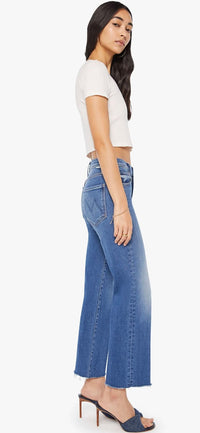 MOTHER-Mid Rise Rambler Zip Ankle Fray Dugout Doobies