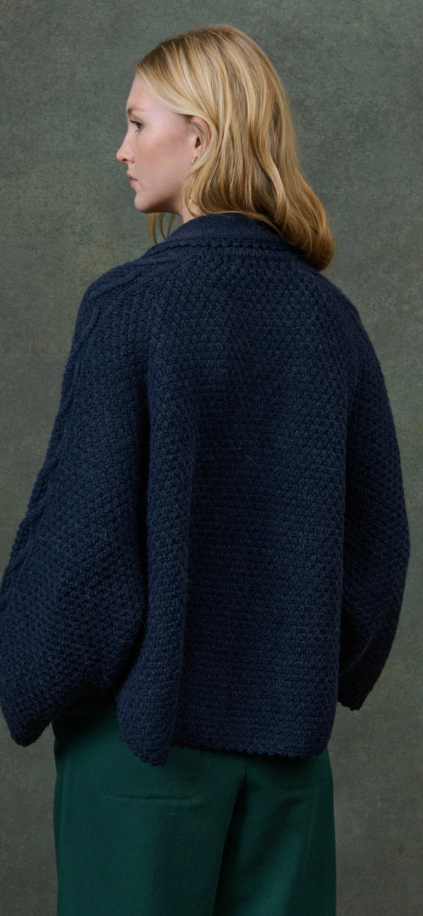 LOUSE MISHA-Cardigan Khellane Marine