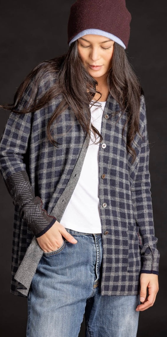 GUH-Plaid Shirt Navy/Thunder