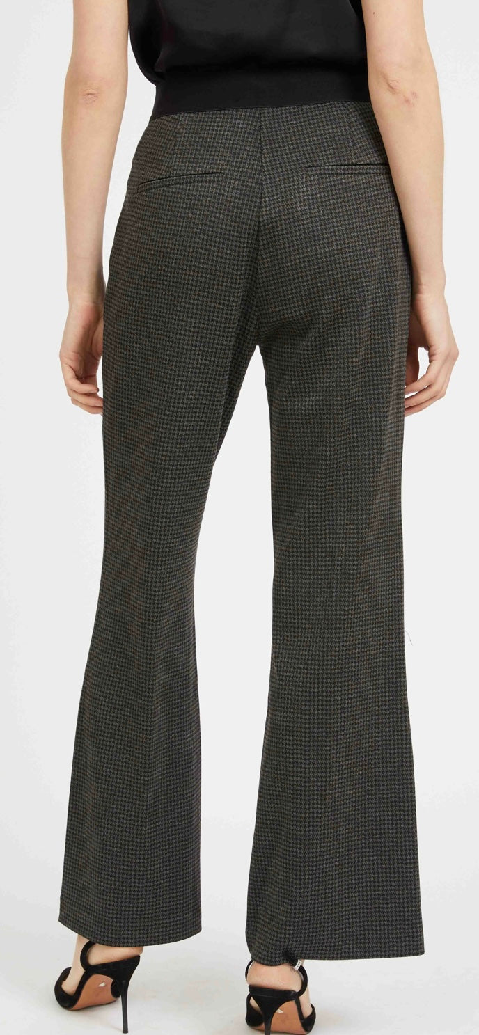 CABALLERO-Cory Pant in Grey Houndstooth Grey