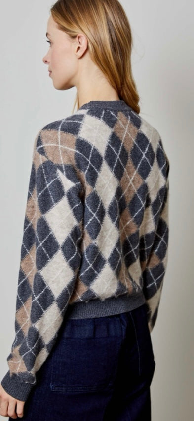 DH NEW YORK-Marissa Sweater Storm Grey Combo