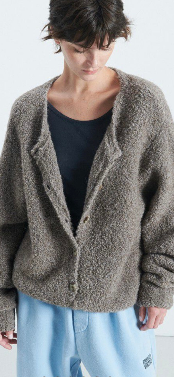 AMERICAN VINTAGE-Women's Cardigan Zolly Mole Melange