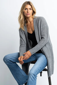 LISA TODD-Subtle Luxury Cardi Fog