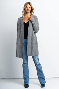LISA TODD-Subtle Luxury Cardi Fog
