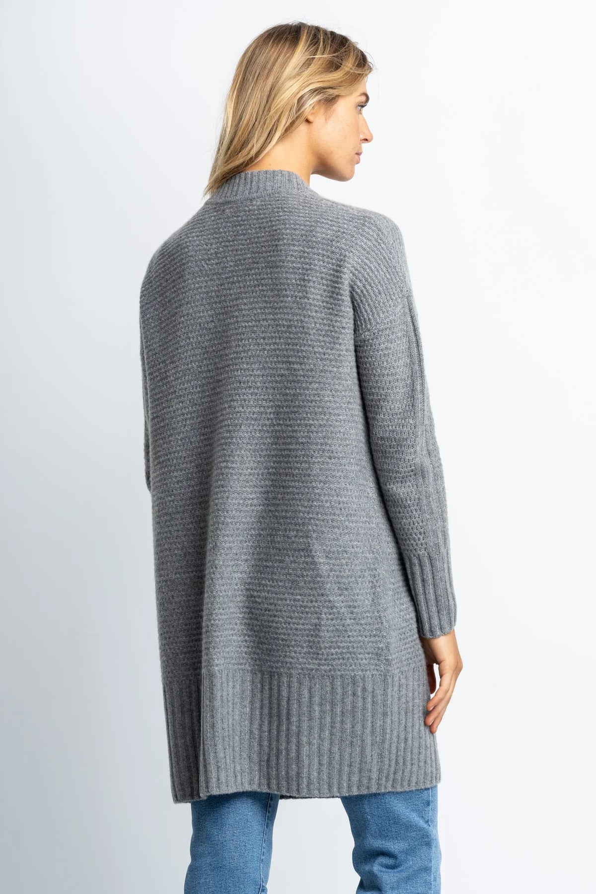 LISA TODD-Subtle Luxury Cardi Fog